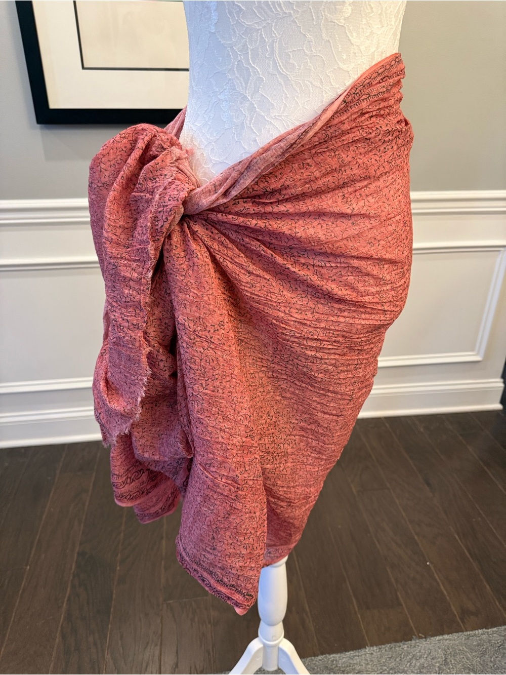 Signals Rust-Pink Cotton Sarong Cover-Up